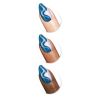 Sally Hansen Perfect Manicure Press on Nail Kit, Almond, Ride the Wave, 24pcs