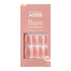 KISS Bare but Better Sculpted Nude Fake Nails, Nude Glow, 28 Count