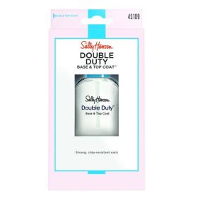 Sally Hansen Double Duty Base & Top Coat‚Ñ¢, Nail Strengthening Polish, 0.45 fl oz