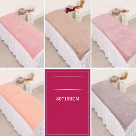 Towel Skin Management Pack Turban Absorbent Quick Dry Make Bed Queen Size (Option: Rose powder-Bed Towel 80x190cm)