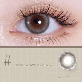 Mini Series Daily Color Contact Lenses (Option: Quiet Grey-400degree)