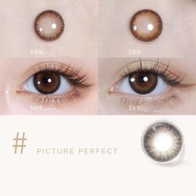 Mini Series Daily Color Contact Lenses (Option: Film Brown38-400Degree)