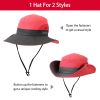 Women Summer Sun Bucket Hats Foldable UV Protection Cotton Cap